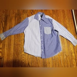 Gap Womens The Big Shirt Multi Stripe sz. S Oversized Button Down